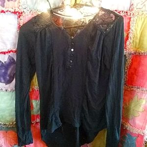 A cool weather long sleave womens shirt
